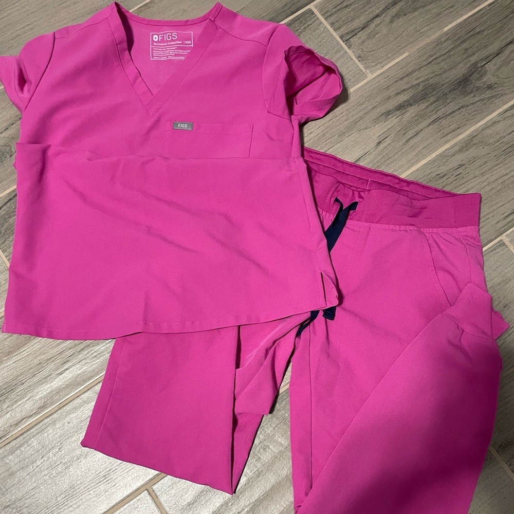 Limited Edition Electric Orchid Figs Scrubs
